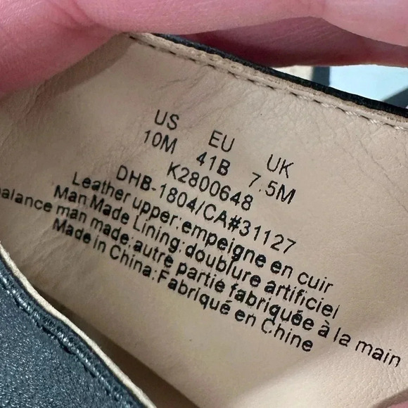 Dkny womens heels size 10 41 black leather platform chunky booties - Picture 11 of 15